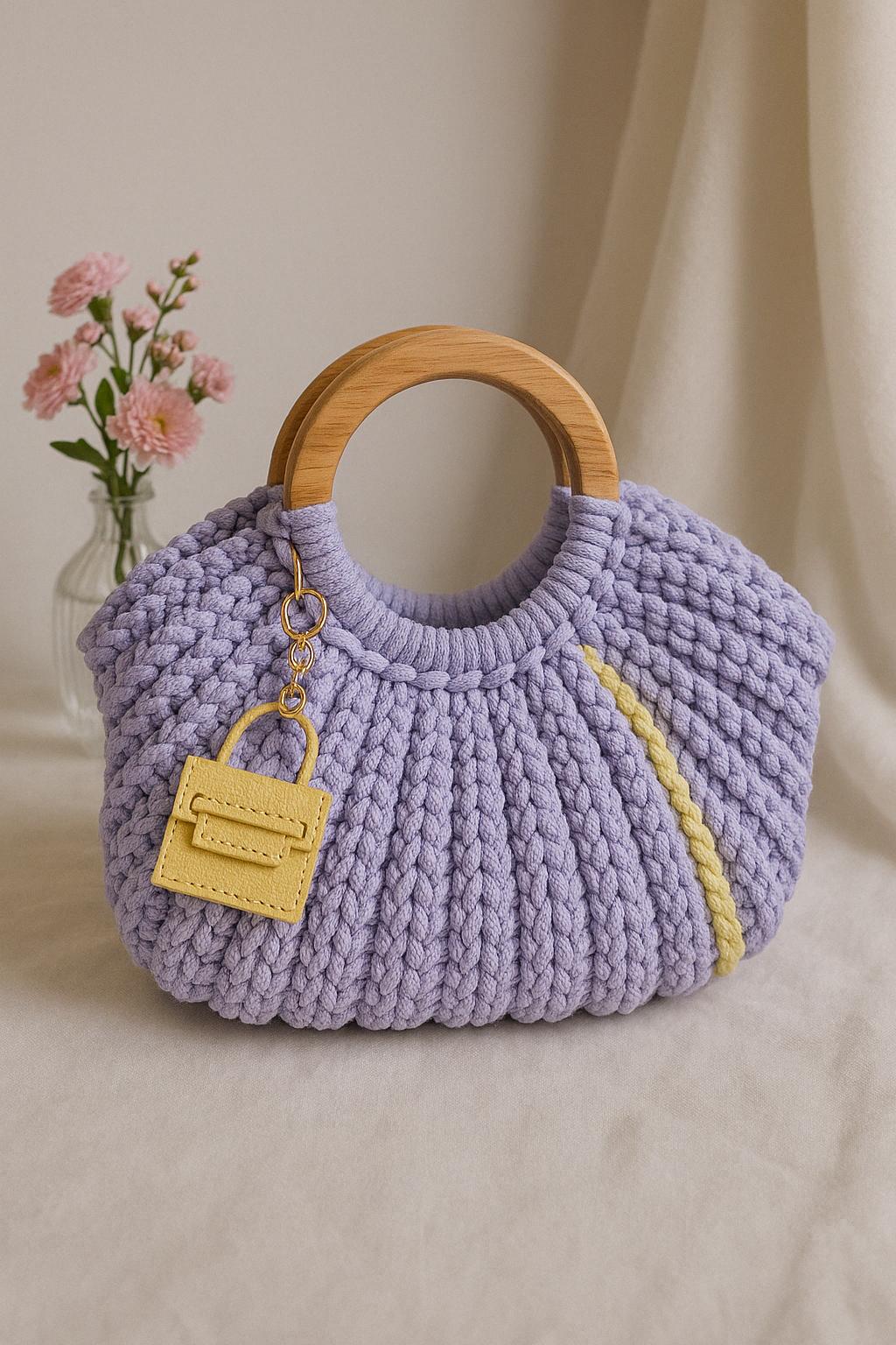 Lavanda Chiara – Hand-Crocheted Bag by NUBEA