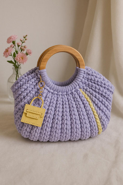 Lavanda Chiara – Hand-Crocheted Bag by NUBEA