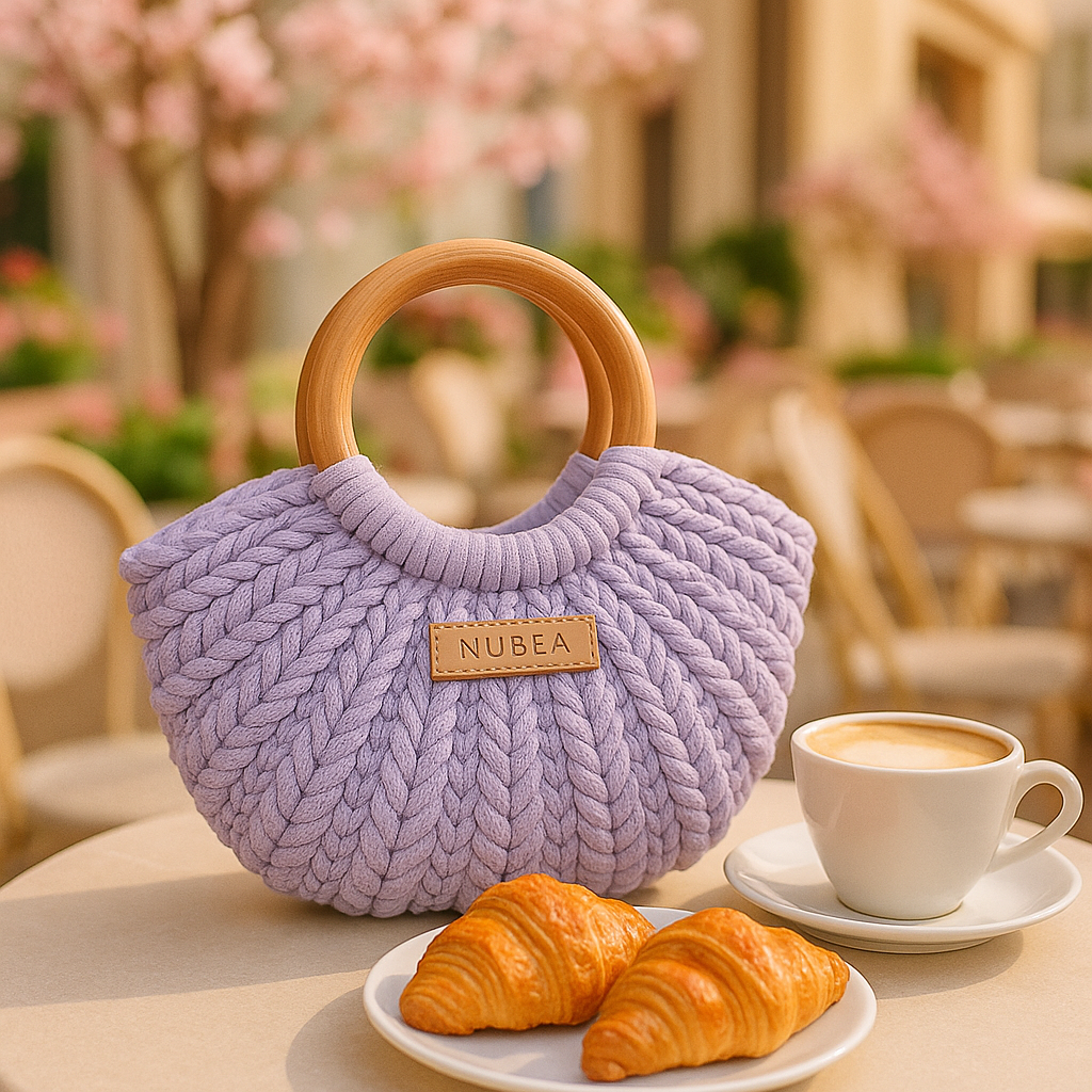 Lavanda Chiara – Hand-Crocheted Bag by NUBEA