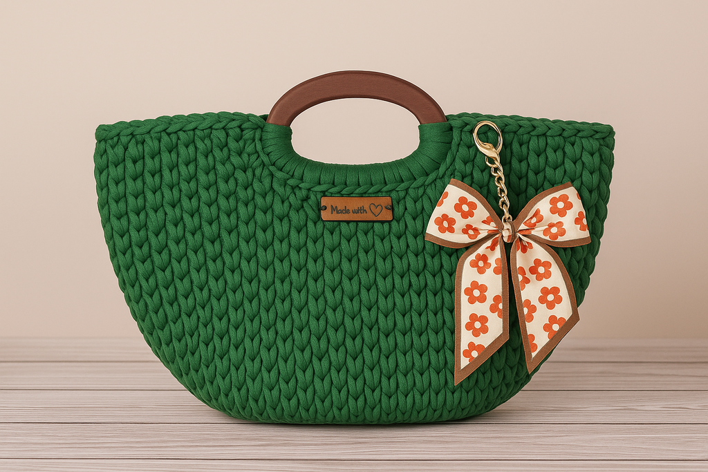 Verde Vita – Hand-Crocheted Tote by NUBEA
