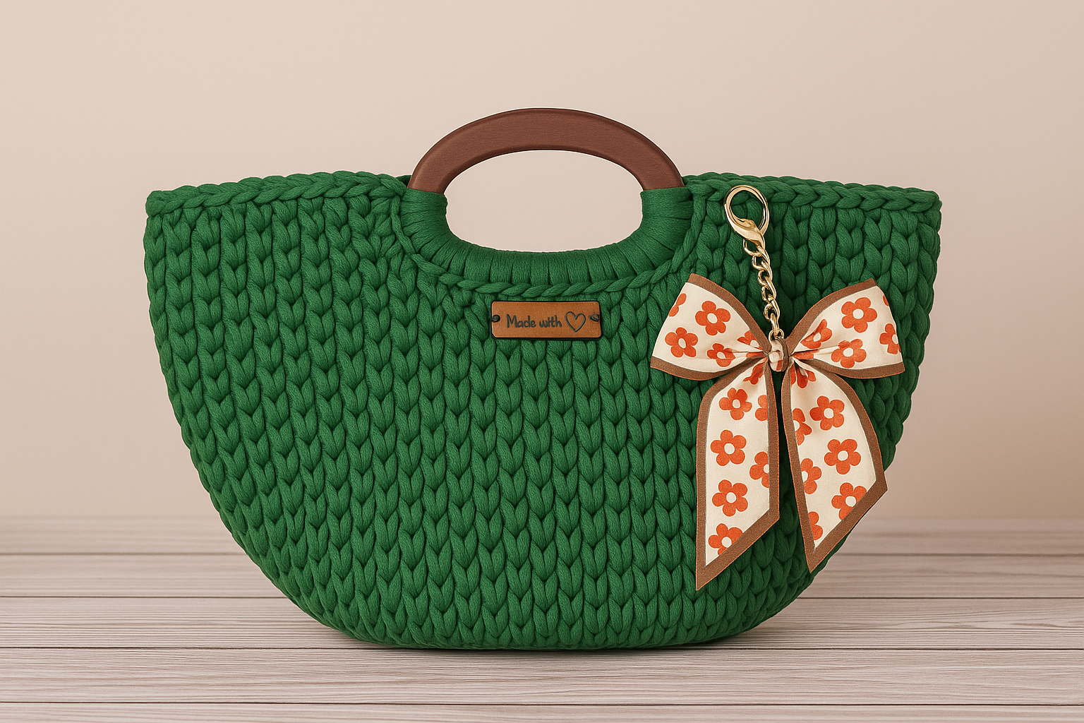 Verde Vita – Hand-Crocheted Tote by NUBEA