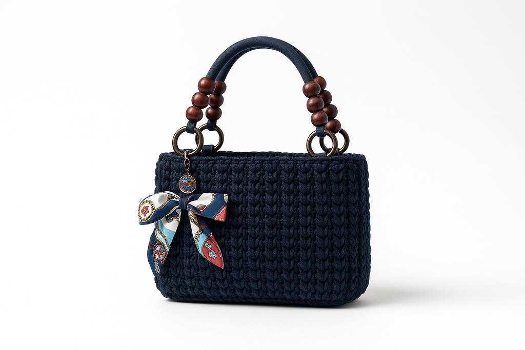 Notte Azzurra - Hand-Crocheted Bag by NUBEA