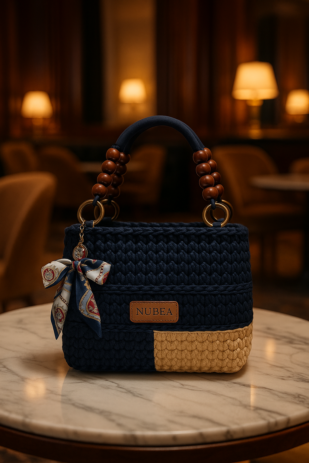 Notte Azzurra - Hand-Crocheted Bag by NUBEA