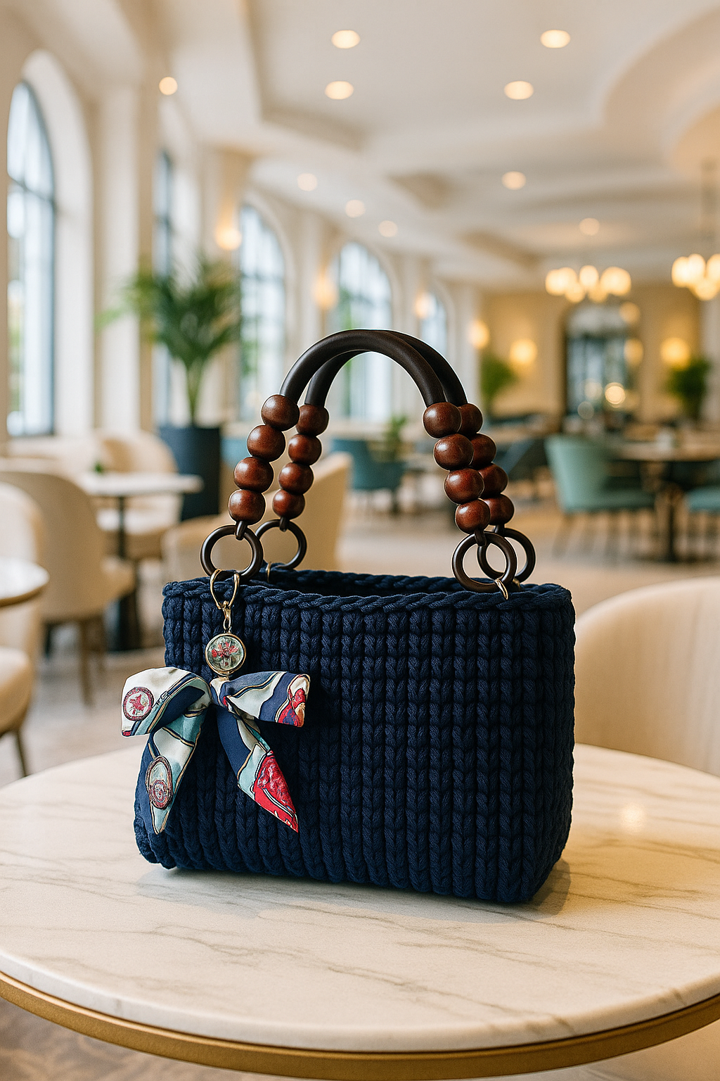 Notte Azzurra - Hand-Crocheted Bag by NUBEA