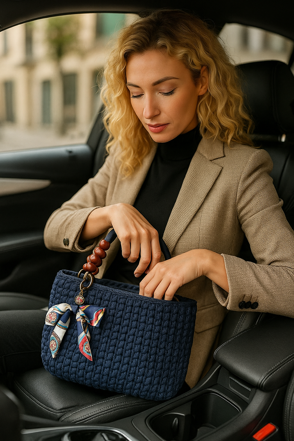 Notte Azzurra - Hand-Crocheted Bag by NUBEA